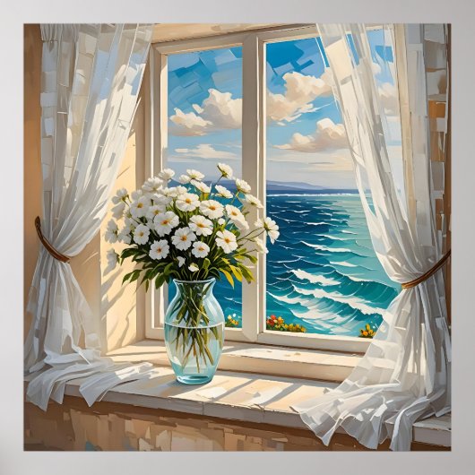  oceaanscène poster (Voorkant)