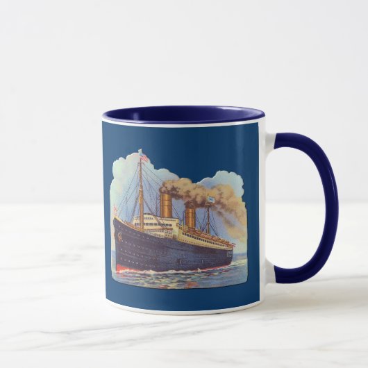 oceaanstoomlijnschip mok (Rechts)