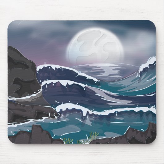 Oceaanstorm Muismat (Voorkant)