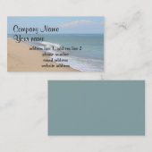 Oceaanstrandfoto Visitekaartje (Voorkant / Achterkant)