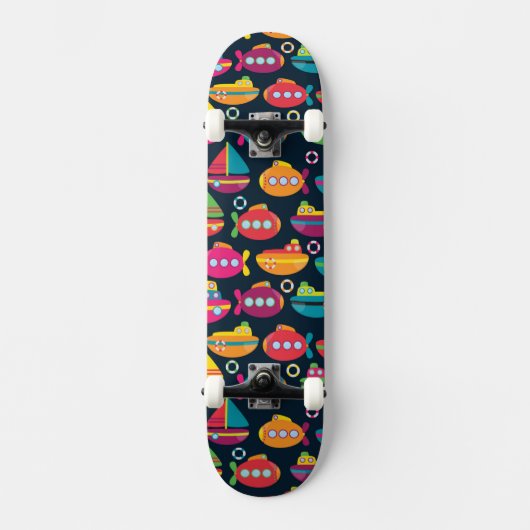 Oceaantransportpatroon Skateboard (Voorkant)