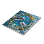 oceaanwerveling tegeltje (Zijkant)