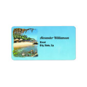 Ocean 0330 Adres Etiket (Voorkant)