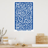 Ocean - 250 Signature Guest Book Alternative Poster (Keuken)