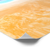 Ocean Abstract Digital Art Poster (Hoek)