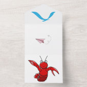 Ocean Adventure Birthday - Carte plat (À l'intérieur)