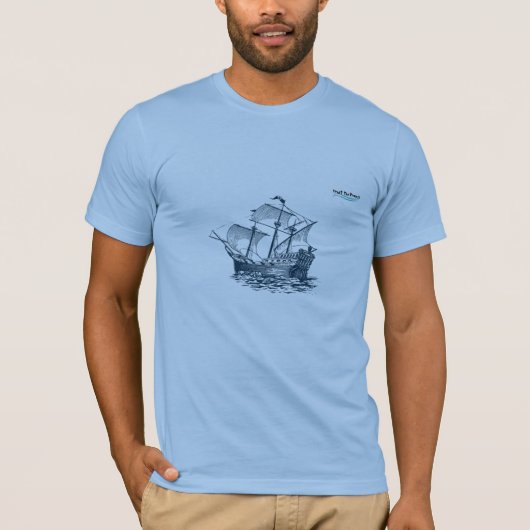 "Ocean Adventure" Crois dans le Processus T-Shirt (Devant)