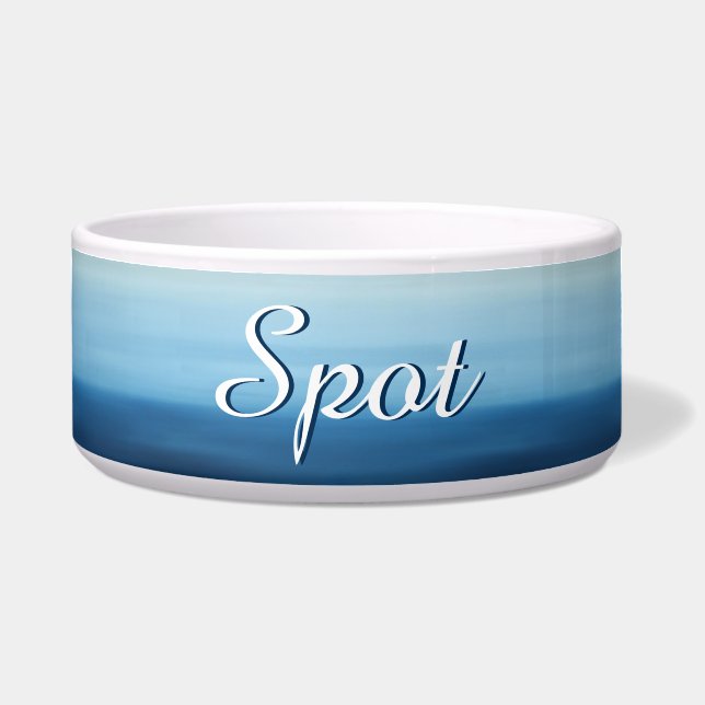 Ocean Air Personalized Pet Bowl Voerbakje (Voorkant)
