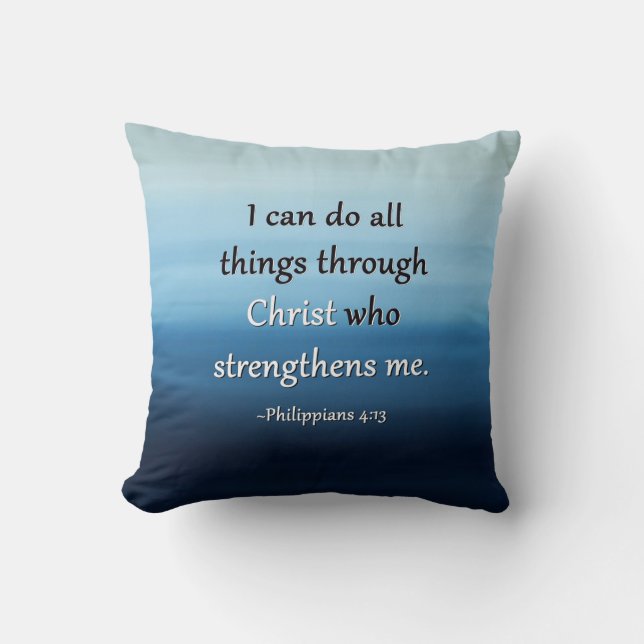 Ocean Air Scripting Pillow Kussen (Voorkant)