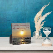 Ocean and Sunset Friendship Plautus Quote Fotoplaat (Insitu)