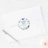 Ocean Animal Boy Anniversaire Sticker Étiquette Pa (Enveloppe)