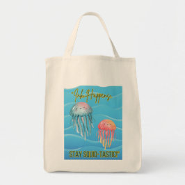 Ocean Animal Quote Tote Bag
