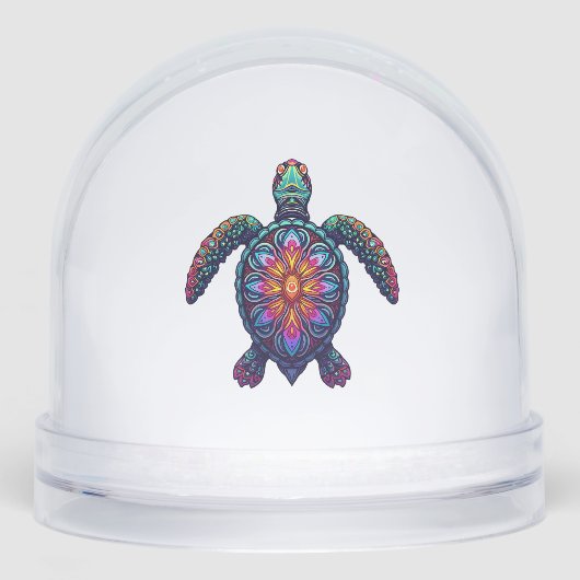 Ocean Animal Tie Dye Tribal Sea Animal Maori Turtl (Avant)