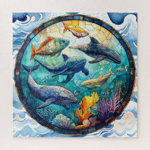 Ocean Animals kunstpuzzel Legpuzzel