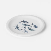 Ocean Animals Papieren Bordje (Gekanteld)