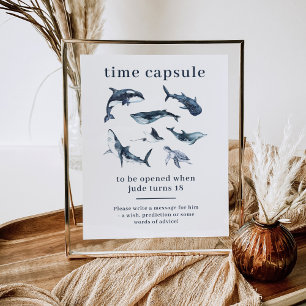 Ocean Animals Time Capsule Poster