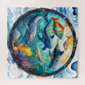 Ocean Animaux Art Puzzle (Horizontal)