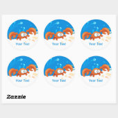 Ocean Aquatic Cute Crab Custom Sticker (Vel)