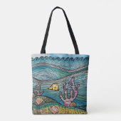 Ocean Art Draagtas (Achterkant)