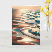  Ocean Art Gepersonaliseerd Jubileum Kaart (Gele Bloem)