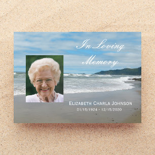Océan avec invitation du service de photo Memorial