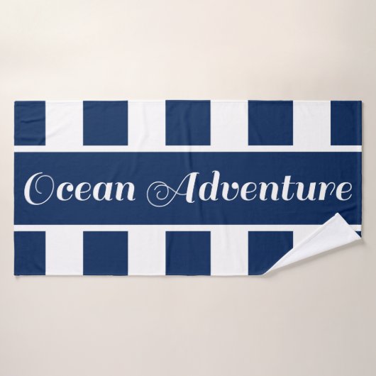 Ocean aventure nautique serviette de bain (Serviette de bain)