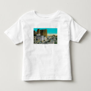 Ocean Avenue die naar het oosten kijkt, Long Beach Kinder Shirts