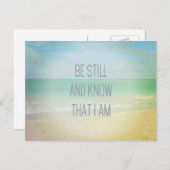 Ocean Be still and know that I Am Briefkaart (Voorkant / Achterkant)