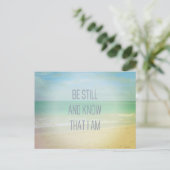 Ocean Be Still Et Sachez Que Je Suis Carte Postale (Debout devant)