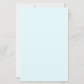 Ocean Beach Achtergrond Trouwmenu Sjabloon (Achterkant)