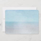 Ocean Beach baby shower Kaart (Achterkant)