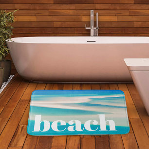 Ocean Beach Bath Mat Coastal Zee-geïnspireerd