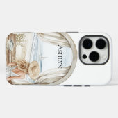 Ocean Beach Blond Woman Case-Mate iPhone Case (Achterkant (horizontaal))