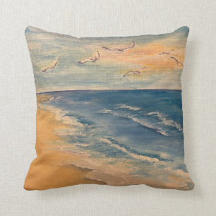 Ocean Beach Breeze Lisse oreiller