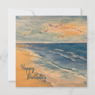 Ocean Beach Breeze Note Card Bedankkaart