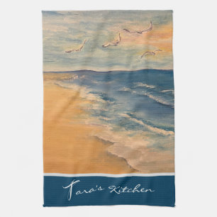 Ocean Beach Breeze Serviettes de cuisine