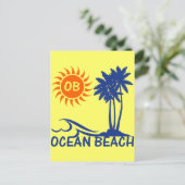 Ocean Beach Briefkaart (Staand voorkant)