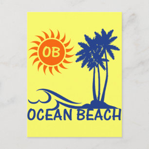 Ocean Beach Briefkaart