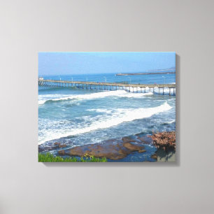 OCEAN BEACH, CALIFORNIA canvas Afdruk