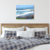 OCEAN BEACH, CALIFORNIË canvas Afdruk (Insitu (Slaapkamer))