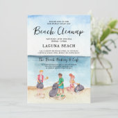 Ocean Beach Cleanup Kaart (Staand voorkant)