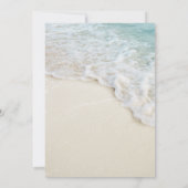 Ocean Beach Destination Mariage Invitation (Dos)