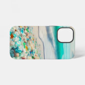 Ocean Beach met Zee Glass iPhone Hoesje (Achterkant horizontaal)