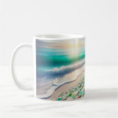 Ocean Beach met Zee Glass Koffiemok (Links)