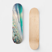 Ocean Beach met Zee Glass Skateboard (Voorkant)