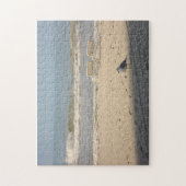 Ocean Beach Nature Photographie Art Puzzle Seagull (Vertical)