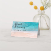 Ocean Beach Palm Tree bruiloft (Achterkant)