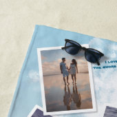 Ocean Beach Photo Collage Template Strandlaken (In situ)