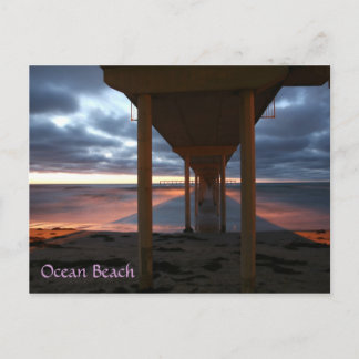 Ocean Beach pier Briefkaart