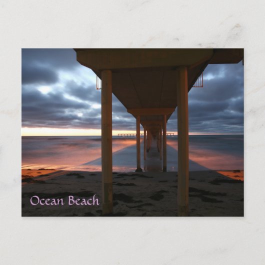 Ocean Beach pier Briefkaart (Voorkant)